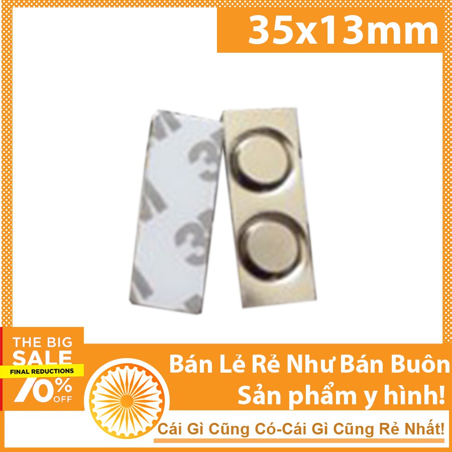 Nam châm thẻ tên 35x13mm