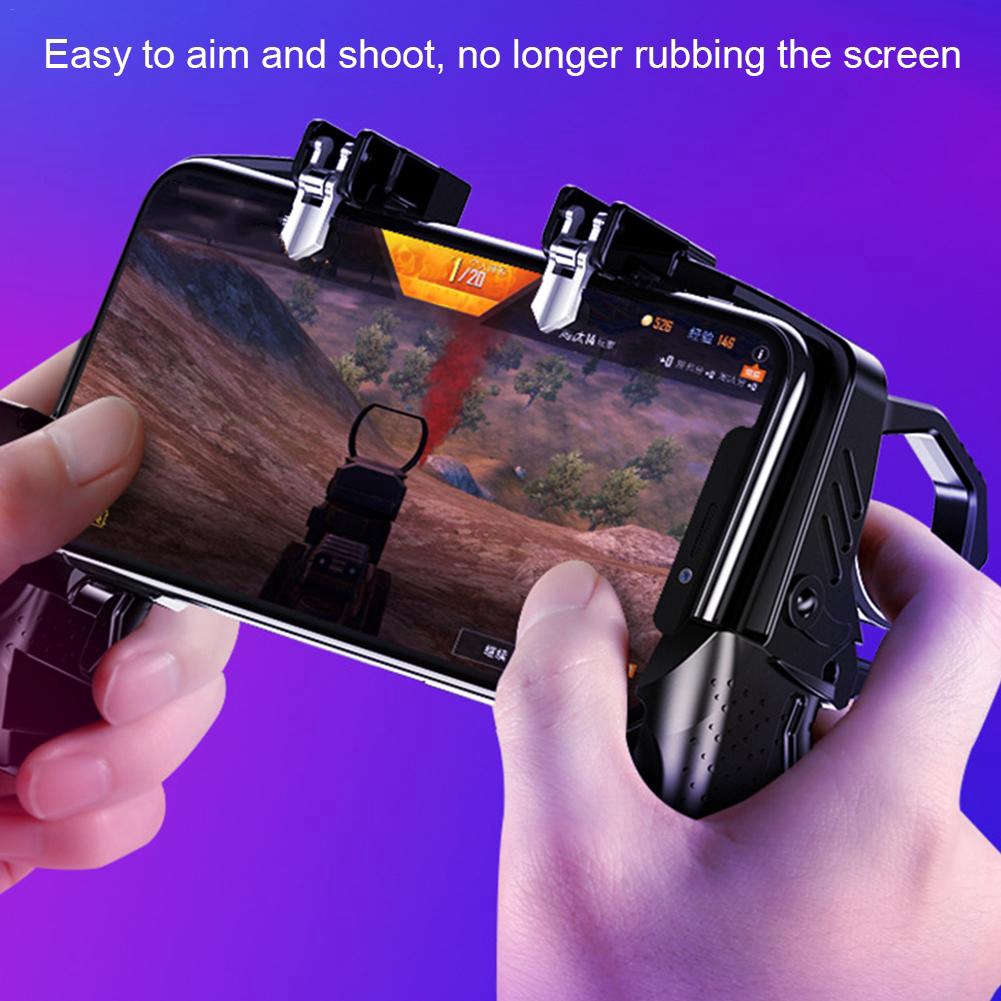 Hexu PUBG Convenient Game Controller Triggers Handle Mobile Joystick Gamepad For iPhone 11 Xiaomi Smartphone Cell Phone Gaming