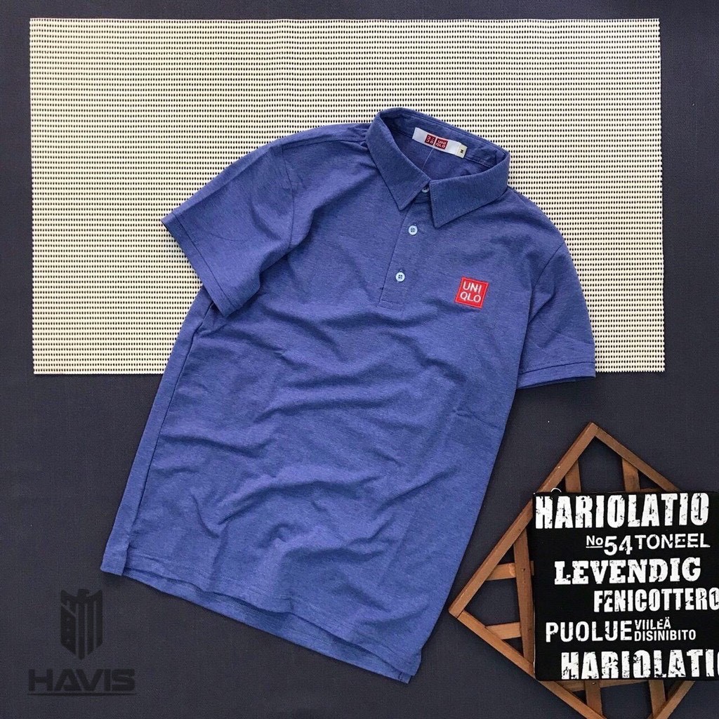 Áo thun nam cổ bẻ Havis hàng xuất khẩu chất lượng tốt  - Thời Trang Havis - ASTD002