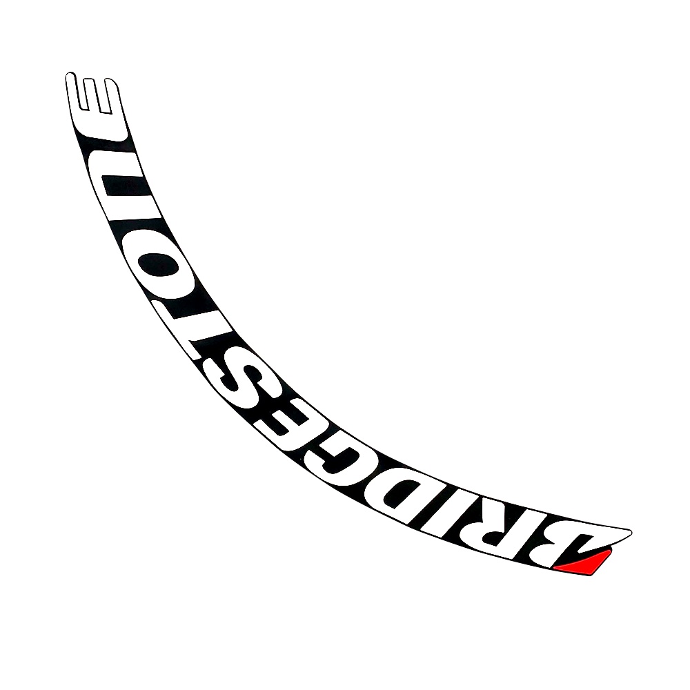 1 Set Miếng Dán Cao Su Trang Trí Bánh Xe Hơi 1 Bánh