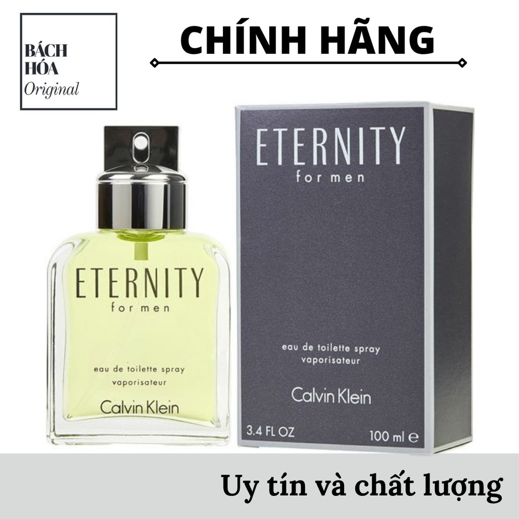 [Chính hãng] Nước hoa nam Calvin Klein CK ETERNITY For Men EDT 100ml - FULL SEAL | BigBuy360 - bigbuy360.vn