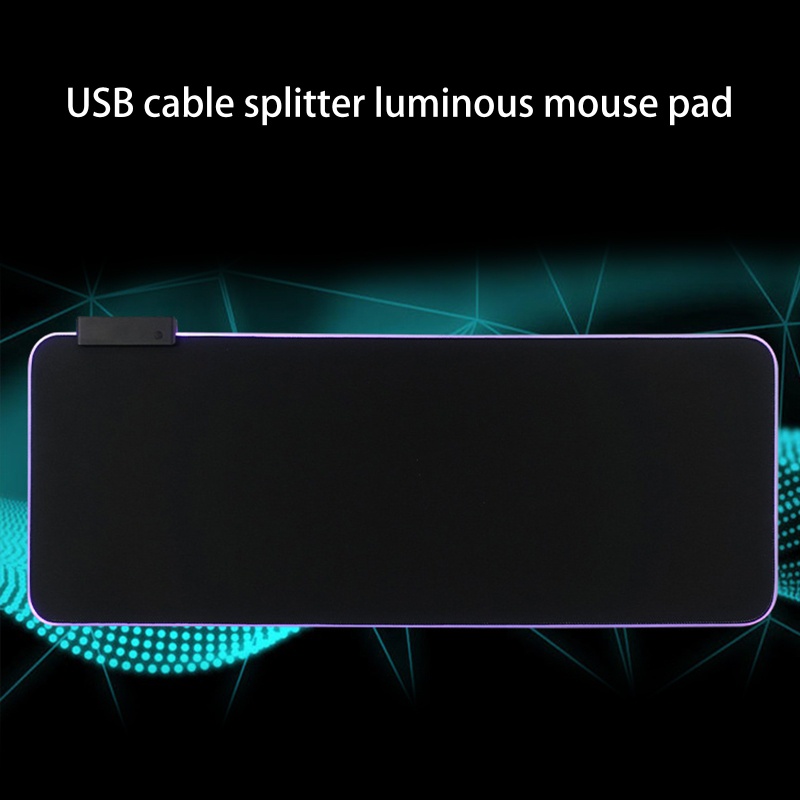 Lót ChuộT Gaming Có ĐèN LED RGB Với 4 CổNg USB