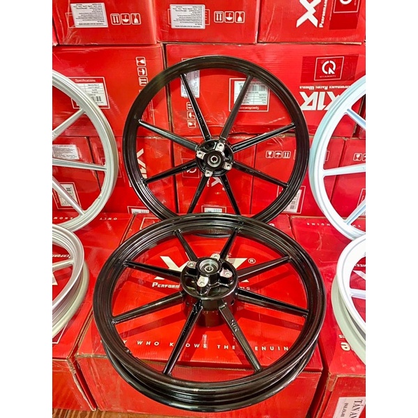 Mâm 8 cây X1r cho xe Vario,Click,AB 150-Bản 1.85/2.15 có 2 màu TRẮNG-ĐEN ( Tặng kèm bạc đạn )