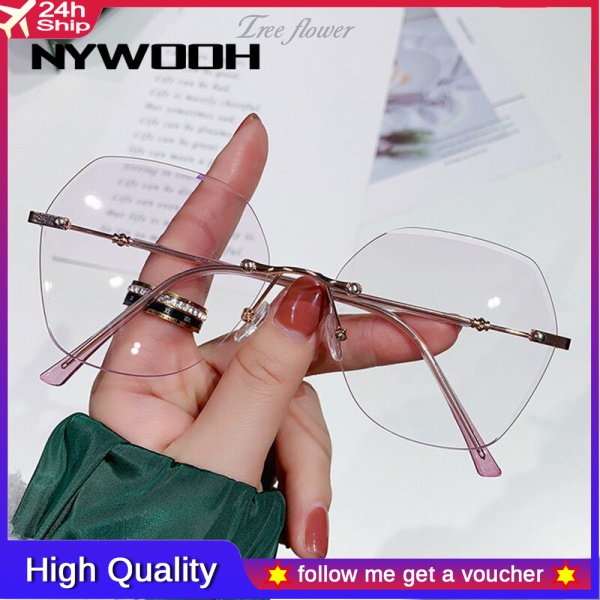💥🎁Hộp đựng kính miễn phí 🎁💥Kính cận không viền 1.0 1.5 2.0 đến 4.0 thời trang cho nữ