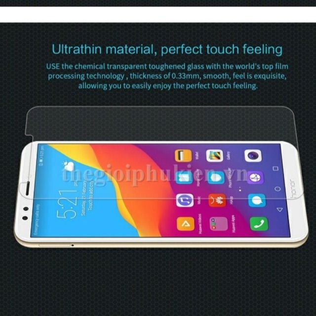 Kính cường lực Huawei y7 pro 2018 (bộ 3 kính)