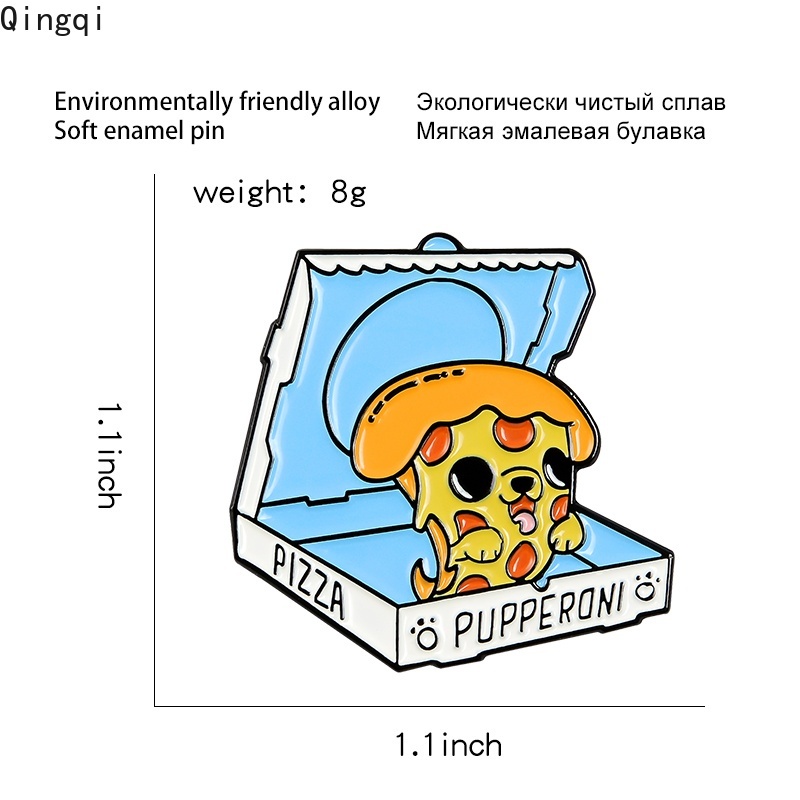 Ghim cài áo Miss Zoe bằng hợp kim tráng men hình hoạt hình dễ thương