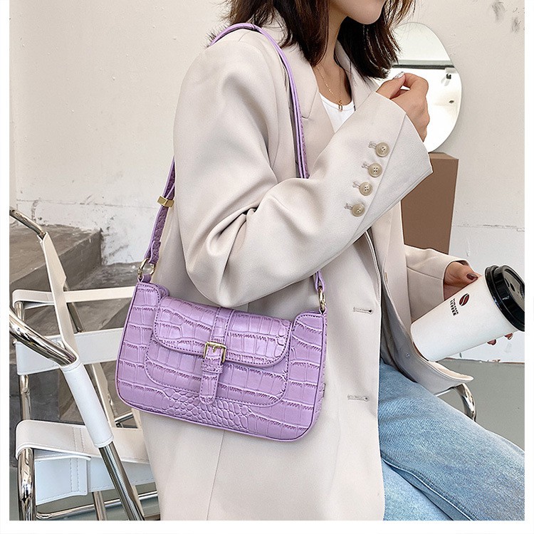 Túi xách nữ đeo chéo họa tiết vân cá sấu thời trang 2021 TX16 túi xách kẹp nách | BigBuy360 - bigbuy360.vn