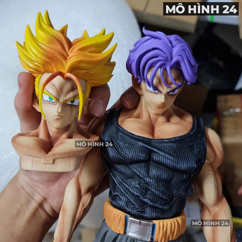 [40cm 2,5kg] Mô hình trunks nhân vật figure anime dragonball dragon ball Ca lích ssj SD future trunk 2 đầu