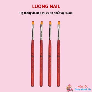 Cọ đắp gel bút đắp gel móng cán gỗ ezflow
