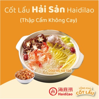 Cốt lẩu haidilao vị hải sản - gia vị lẩu thập cẩm ko cay - haidilao hotpot