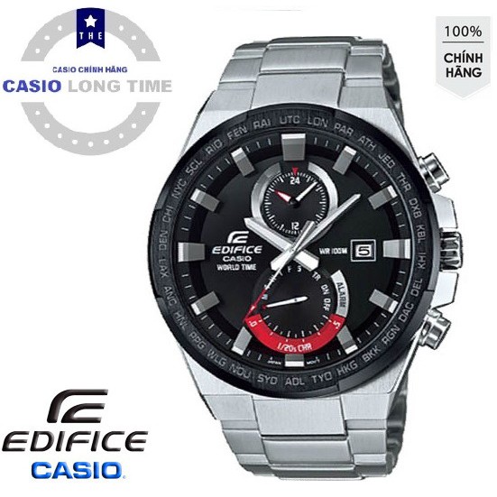 Đồng Hồ Nam Casio Edifice EFR-542DB-1AVUDF Dây Kim Loại - Nền Mặt Đen Nam Tính