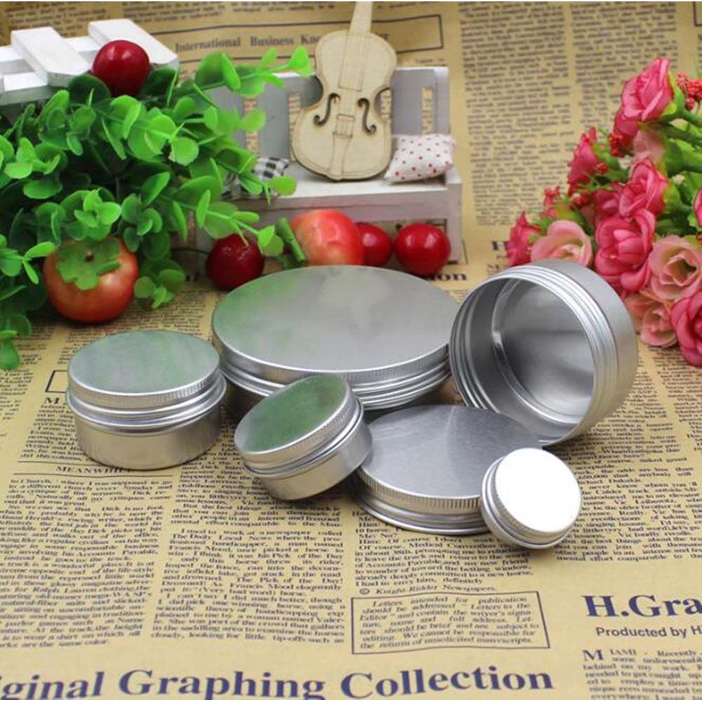 Hũ tròn chiết đựng son dưỡng kem mặt nạ đi du lịch