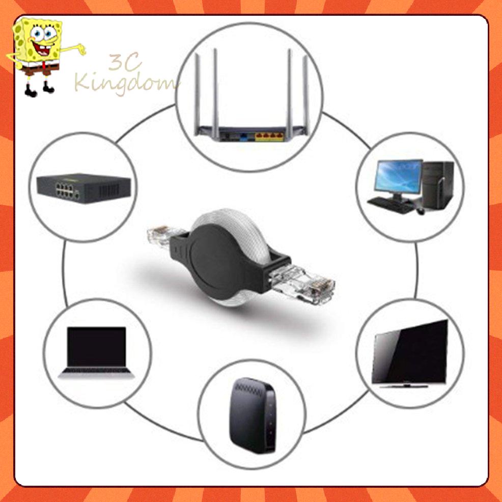 Dây Cáp Mạng Rj45 1.5m Tốc Độ Cao Có Thể Thu Gọn | BigBuy360 - bigbuy360.vn