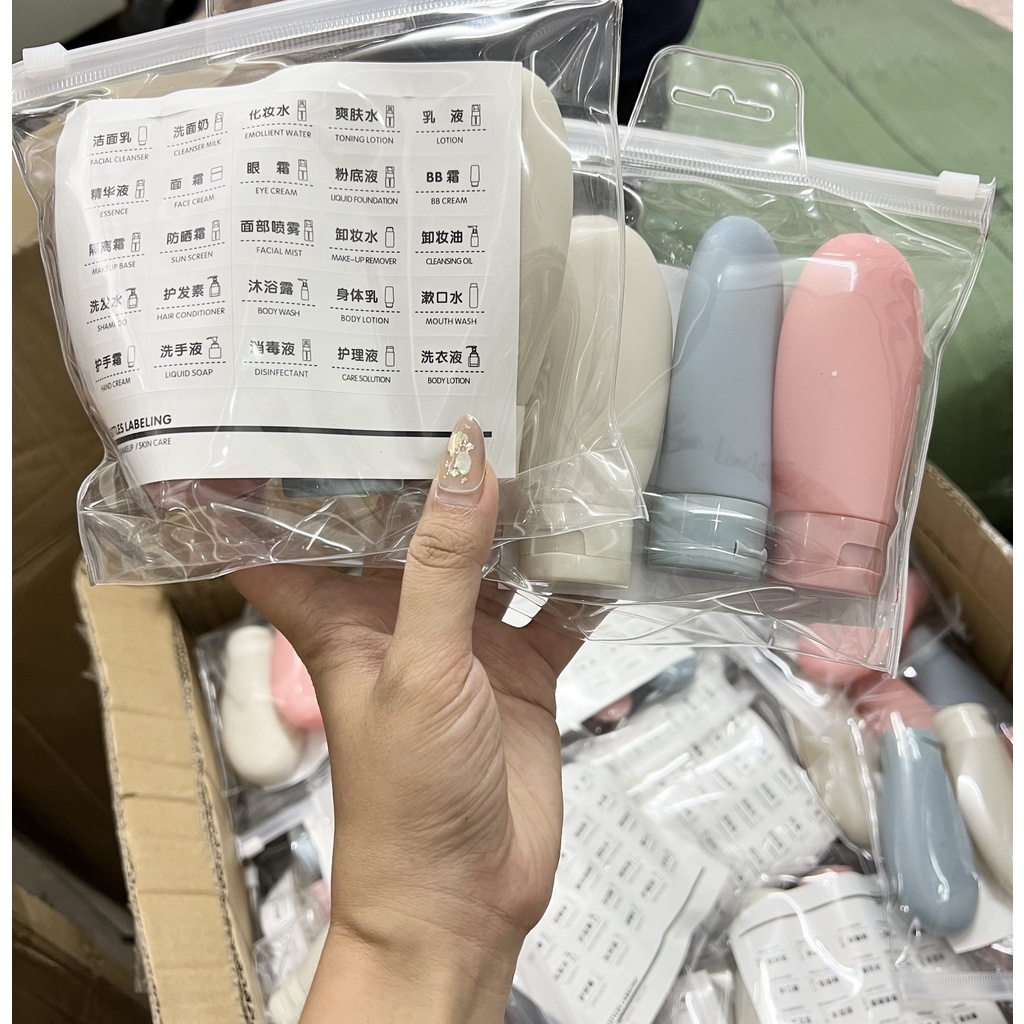 Combo bộ chiết mỹ phẩm 3 món