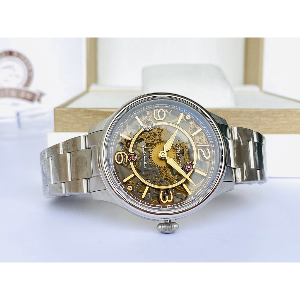 Đồng hồ nam dây thép Thomas Earnshaw Automatic Skeleton ES 8231 33