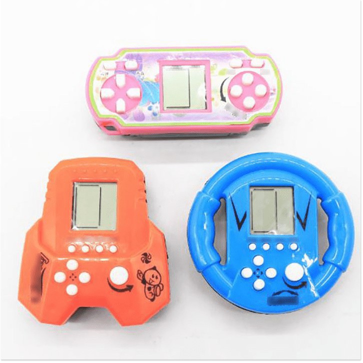 Máy điện tử 🤗 Freeship 🤗 Máy chơi game xếp gạch màn hình lcd dùng pin tiểu aaa - EL0111