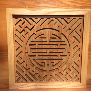 Tấm chống ám khói mẫu chữ Thọ