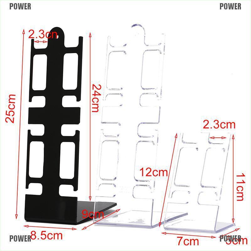 Giá Treo Đồng Hồ 4 / 2 Ngăn Tiện Dụng Chất Liệu Nhựa Kích Thước 22.5x13.5x2.5cm