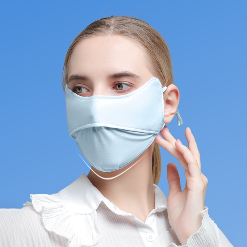 Khẩu Trang Chống Tia UV UPF 50+ Unisex Nam Nữ Đều thích hợp