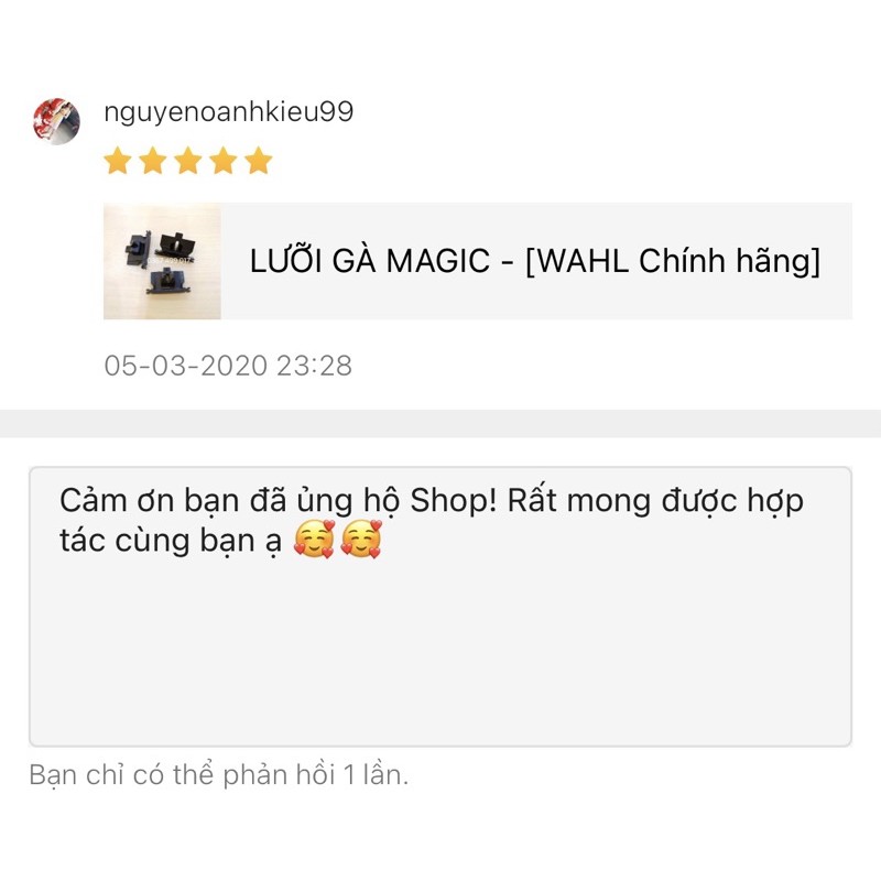 LƯỠI GÀ (Bát lệch tâm) tông đơ Magic - CHÍNH HÃNG MỸ