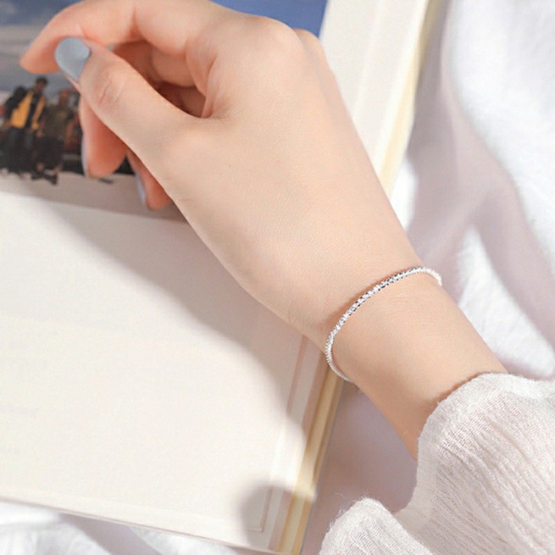 Lắc tay xù bạc ta - Lắc tay kim sa bạc ta - Lắc tay nữ bạc ta - Vàng bạc Khải Khải
