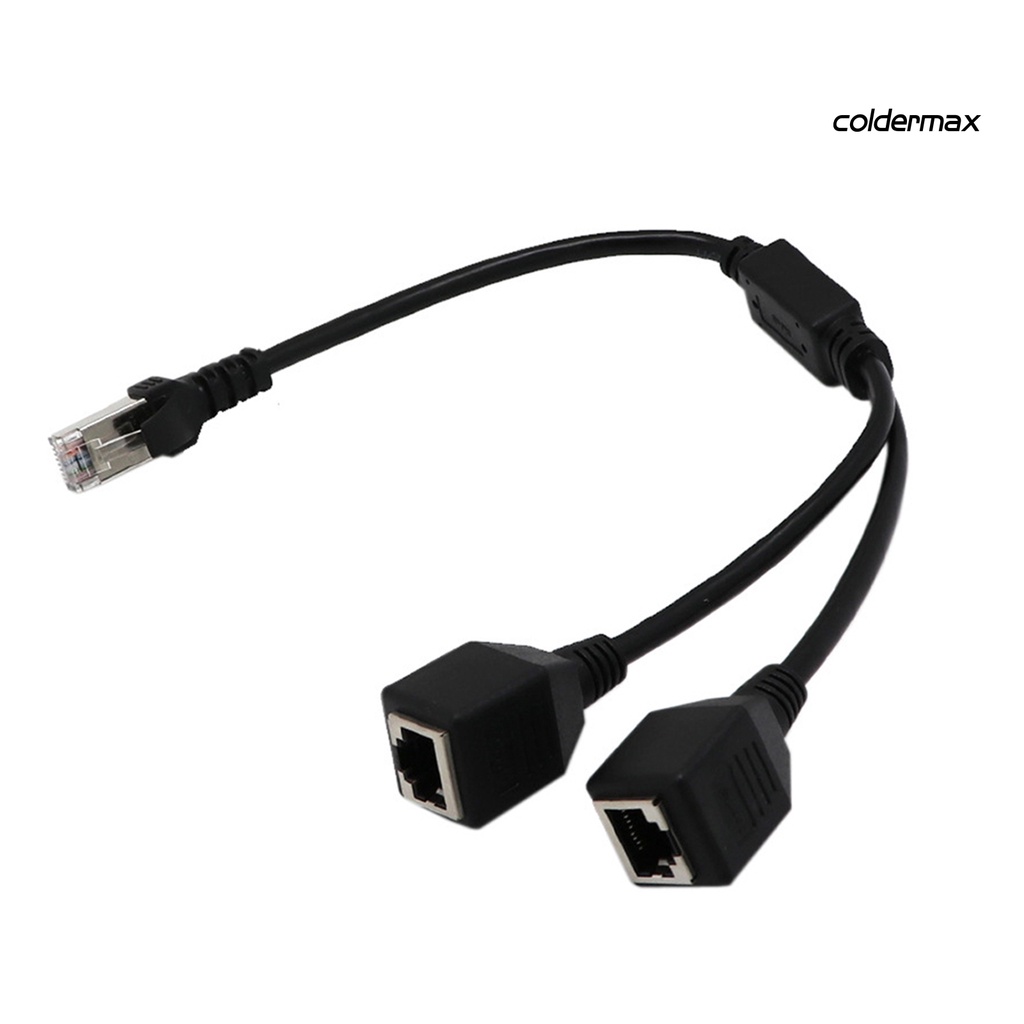 Đầu Chia Cổng Mạng Internet 2 Trong 1 Từ RJ45 Sang 2 Cổng Cắm