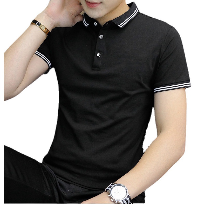 Áo Thun POLO Plus Size Tay Ngắn Trẻ Trung Cho NamTTE108