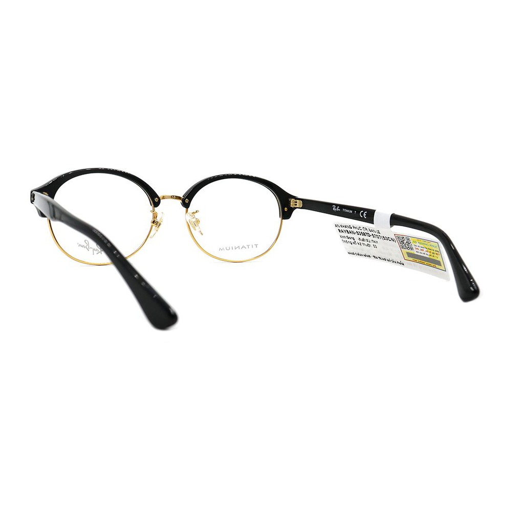 RB5358TD 5707-Gọng kính thời trang Rayban chính hãng (53-18-145), thiết kế dễ đeo bảo vệ mắt