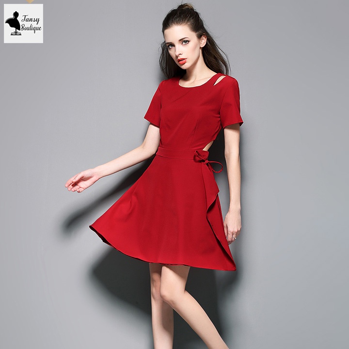 Váy body tiểu thư hàng thiết kế cao cấp chiết eo [ Có video + Ảnh thật ] - Đầm xoè, đầm tiểu thơ