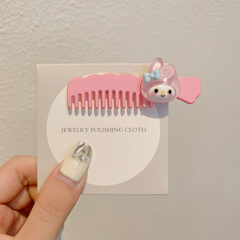 Lược Cài Tóc Bằng Nhựa Nhiều Màu Sắc Dễ Thương Xinh Xắn