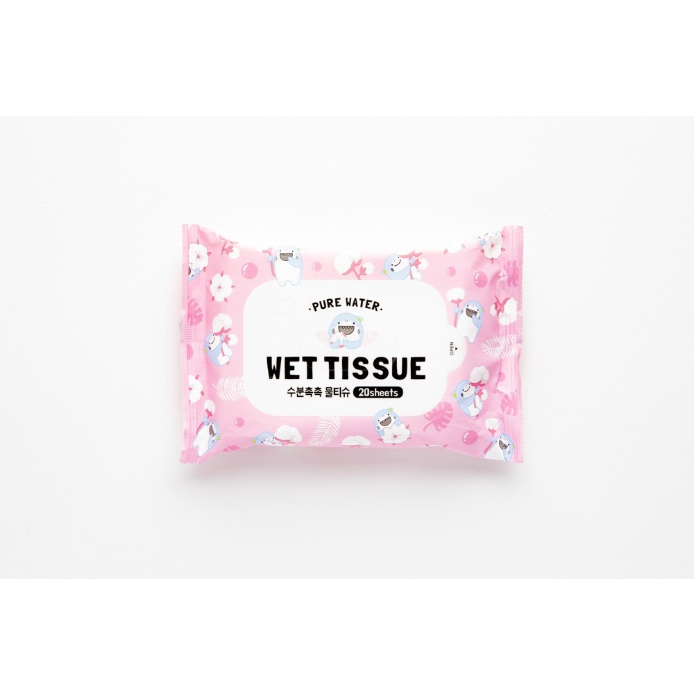 Khăn Ướt Cầm Tay ARTBOX Hàn Quốc Màu Hồng Tiện Lợi