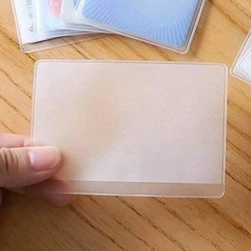 Vỏ Bọc Thẻ Căn Cước Thẻ Ngân Hàng Bằng Lái Xe Nhựa Dẻo Trong Suốt