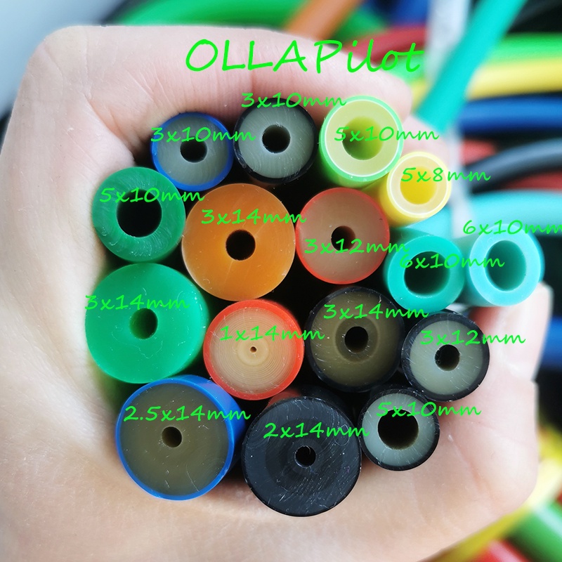 Dây Cao Su Co Giãn Đường Kính 1M Đường Kính 1mm 2mm 3mm 5mm 6mm Ra Đường Kính 8mm 10mm 12mm 14mm 16mm 17mm 18mm