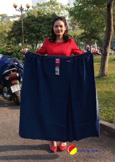 Váy chống nắng Jean cao cấp
