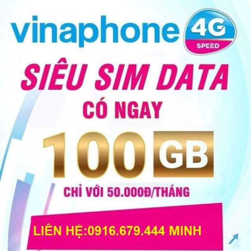 Sim Thả Ga tháng có 100gb vào mạng chỉ với 50k miễn phí gói đăng kí tháng đầu tiên