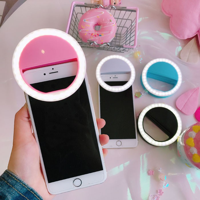 Đèn LED Selfie Trợ Sáng Chụp Hình Tự Sướng Cho Điện Thoại