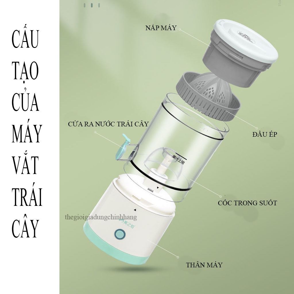 Máy vắt cam, máy vắt trái cây tự động cao cấp chính hãng bảo hành 12 tháng