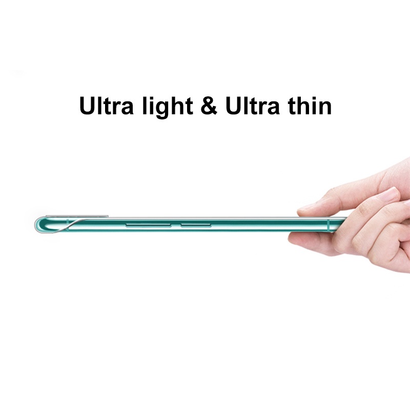 Ốp Điện Thoại PC Cứng Trong Suốt Siêu Mỏng Không Viền Cho Huawei Honor 20 30 50 60 9X Pro V40 X20 X30i Huawei P20 P30 P40 V30 Pro