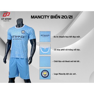 BỘ ĐỒ ĐÁ BANH MAN CITY SÂN NHÀ 2020 - 2021
