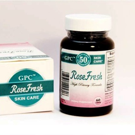 Rose Fresh - Hỗ trợ trị mụn trứng cá, mụn ẩn hiệu quả, giúp làm đẹp da (Hộp 60 viên)