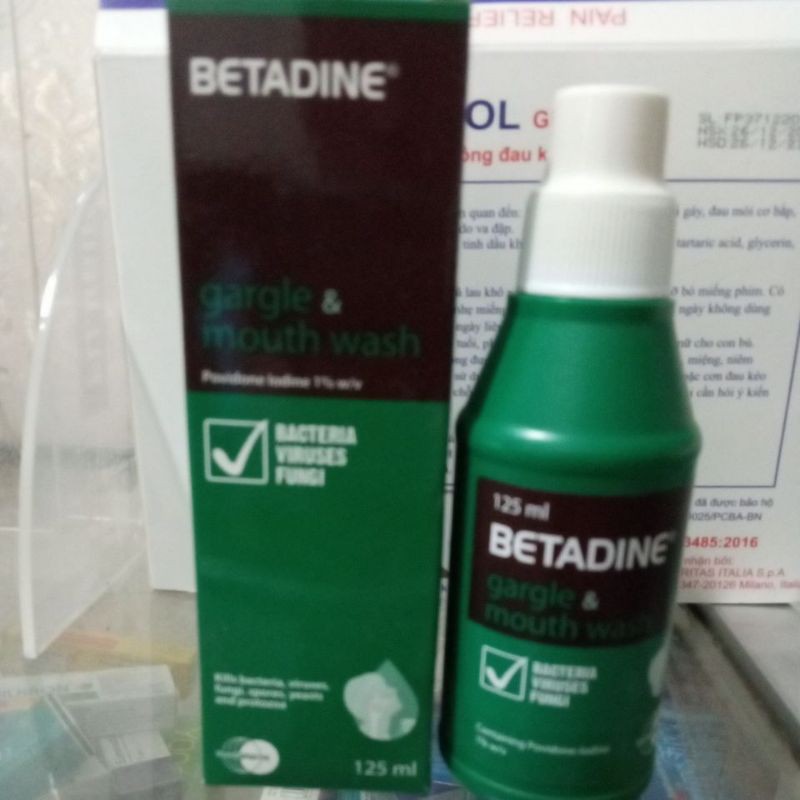 BETADIN súc miệng 125 ml