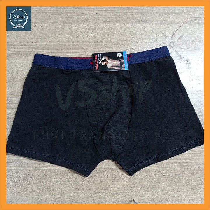 Quần lót nam boxer quần sịp đùi cotton thun lạnh thông hơi co giãn thoáng mát SĐ1