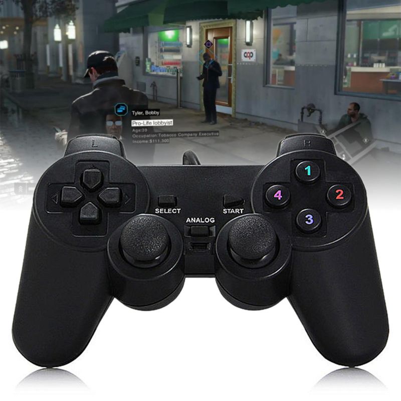 Tay cầm điều khiển chơi game có dây USB cho PC Laptop | WebRaoVat - webraovat.net.vn