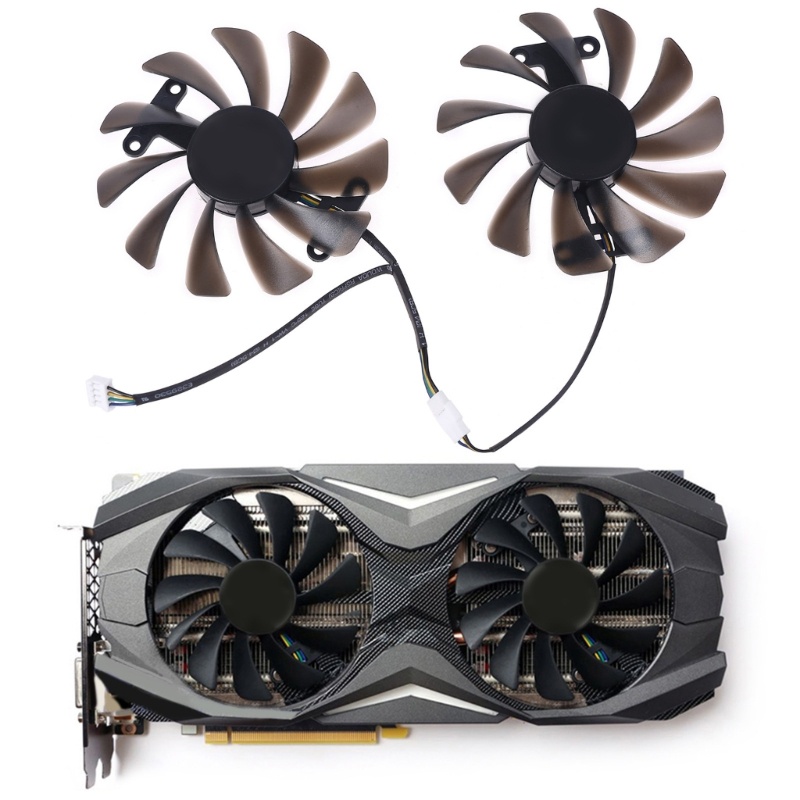 Quạt Tản Nhiệt Đồ Họa 95mm GAA8S2U 4Pin AMP Cho ZOTAC GTX 1070 1080 1070Ti 1080Ti AMP