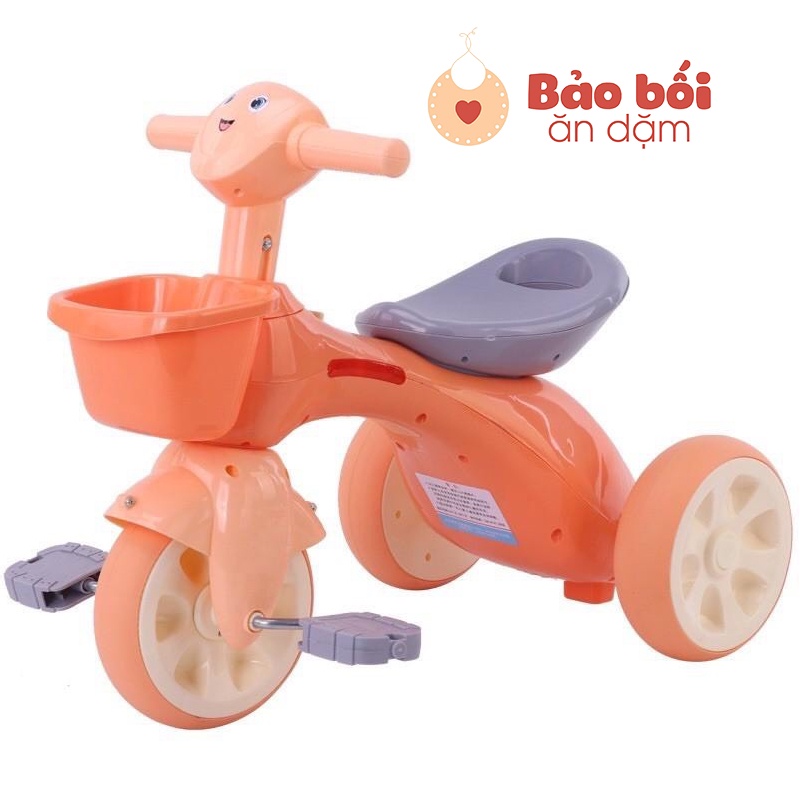 Xe đạp ba bánh 219 cho bé từ 1 tuổi, có đèn và nhạc siêu xinh cho bé (kèm ảnh thật)
