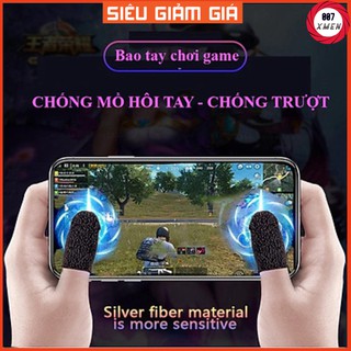 [ Loại 1 Siêu Nhạy ] Bộ bao 2 ngón tay chuyên dụng chơi game mobile chống ra mồ hôi tay