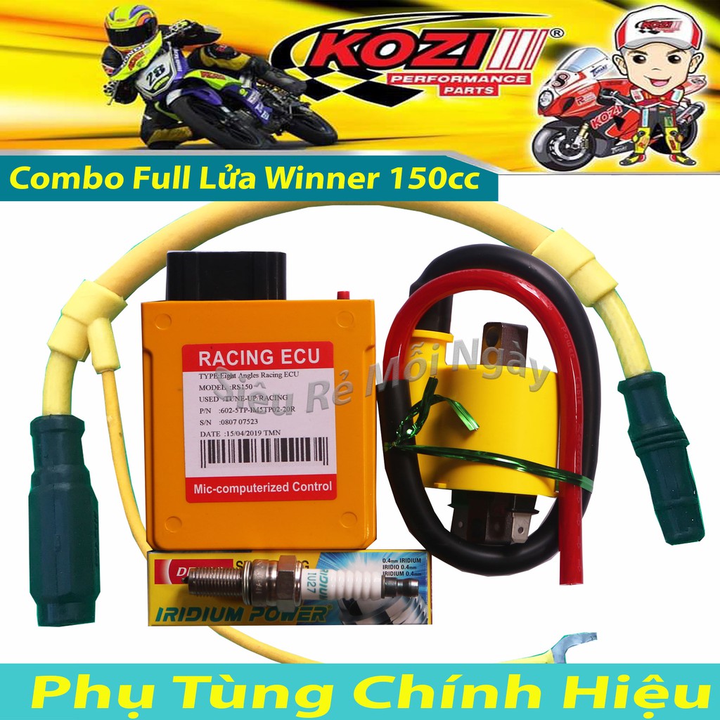 Độ PXL Full Bộ Tứ Dàn Lửa cho Winner 150cc, GTR 150 Kozi Malaysia
