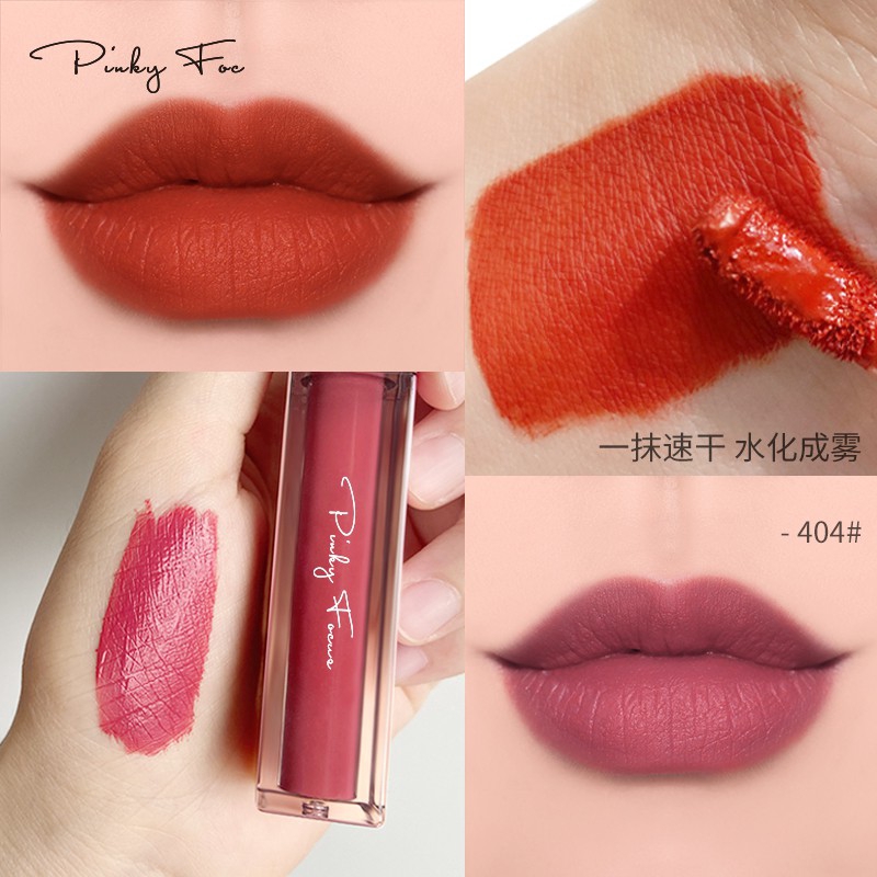 Son kem Pinkyfocus mềm mịn chống dính thành cốc bền màu 34g