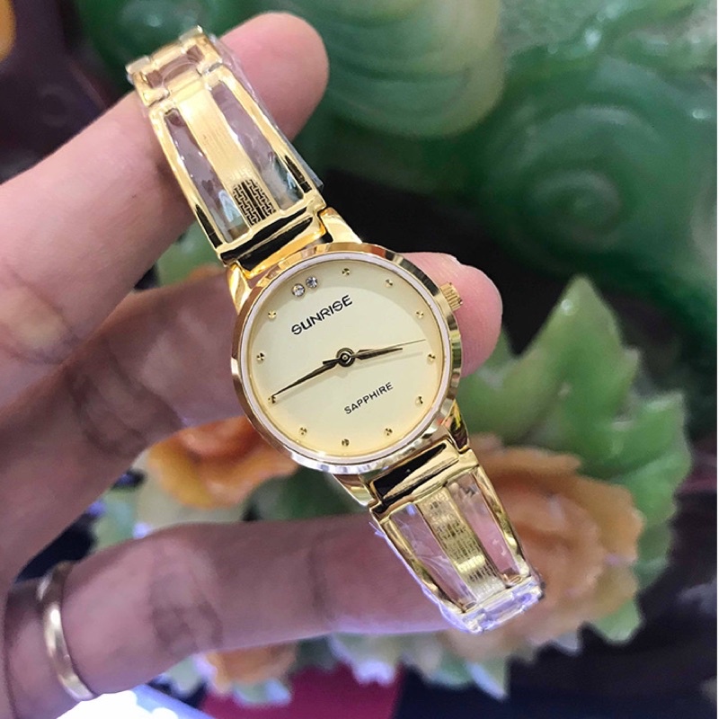 Đồng hồ nữ SUNRISE 9924SAT full hộp chính hãng, kính Sapphire chống xước, chống nước