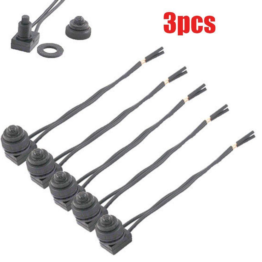 Công Tắc Chống Thấm Nước Màu Đen Với Dây Dẫn 4 &quot;